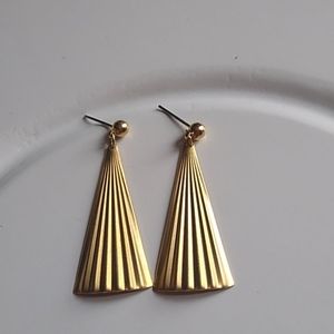 Golden Dangle earrings